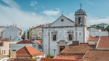 葡萄牙奥迪维拉斯大教堂。 美丽的日景。 里斯本区。